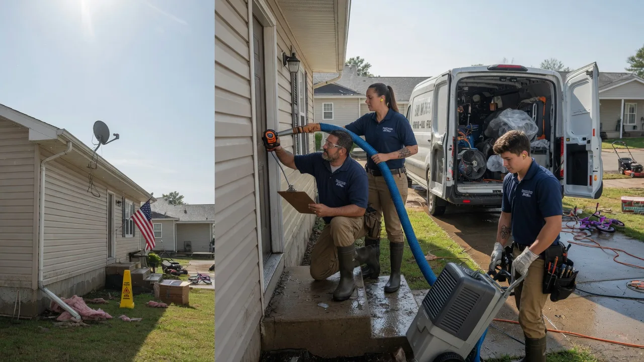 Ceiling Water Damage Restoration in Holden, MO near me